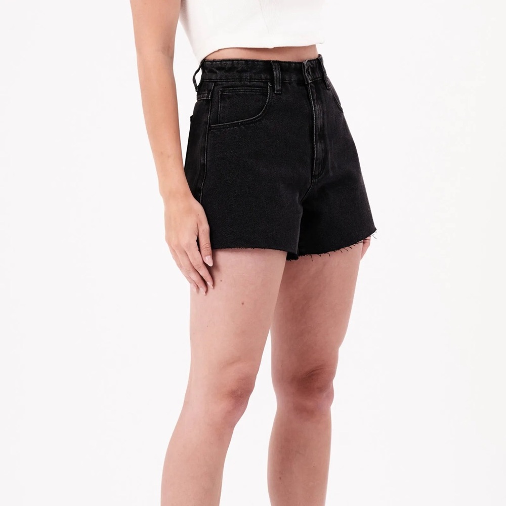 Abrand black high waisted shorts